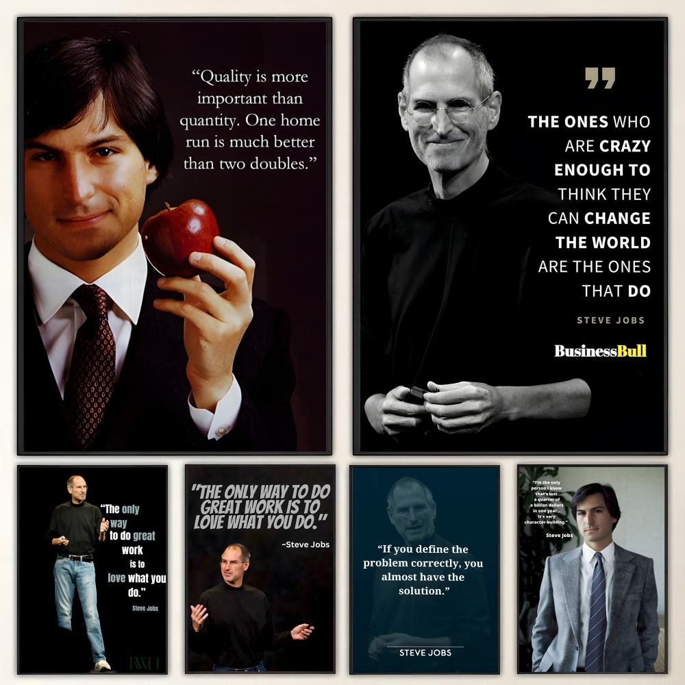 Photography Job - Pattern S-Steve J-Jobs Q-Quotes Poster HD