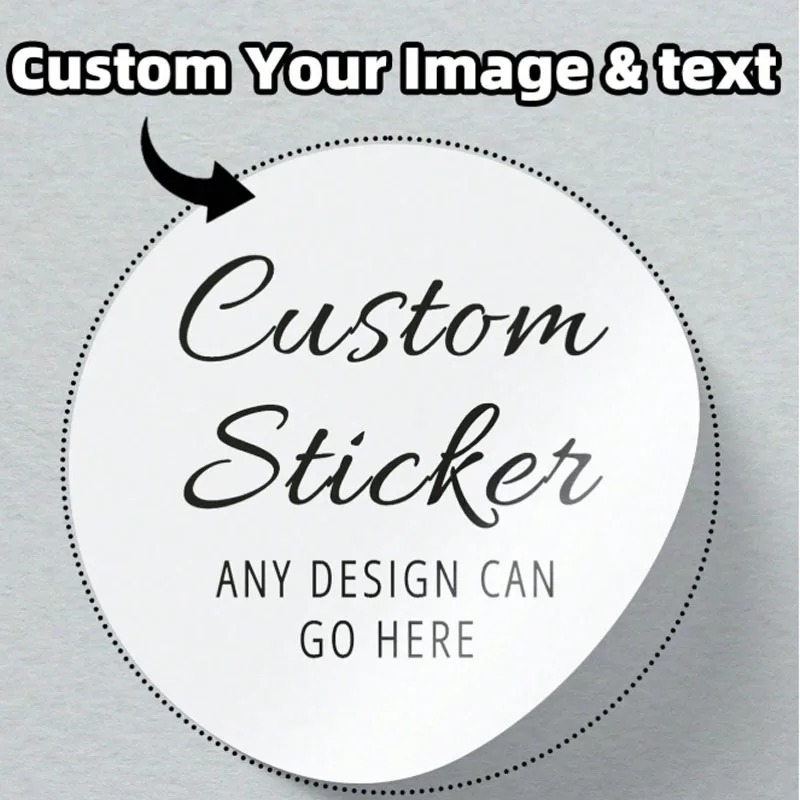 Photography Logo - Custom round stickers, personalized labels, stickers