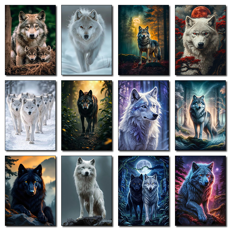 Photography Nature - Forest Wild Animal Wolf Ferocious Beast