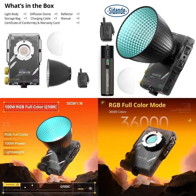 Photography Lighting - Brand For Sidande Q100C Q100Lite Optical