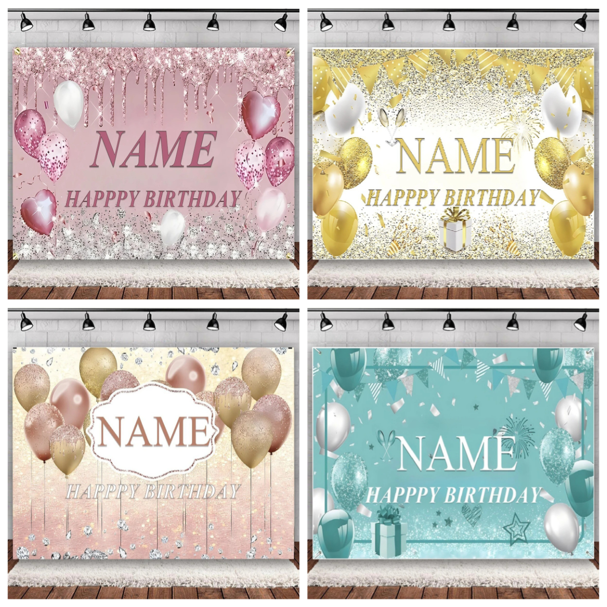 Photography Names - Custom Name Charm Photo Gold Silver