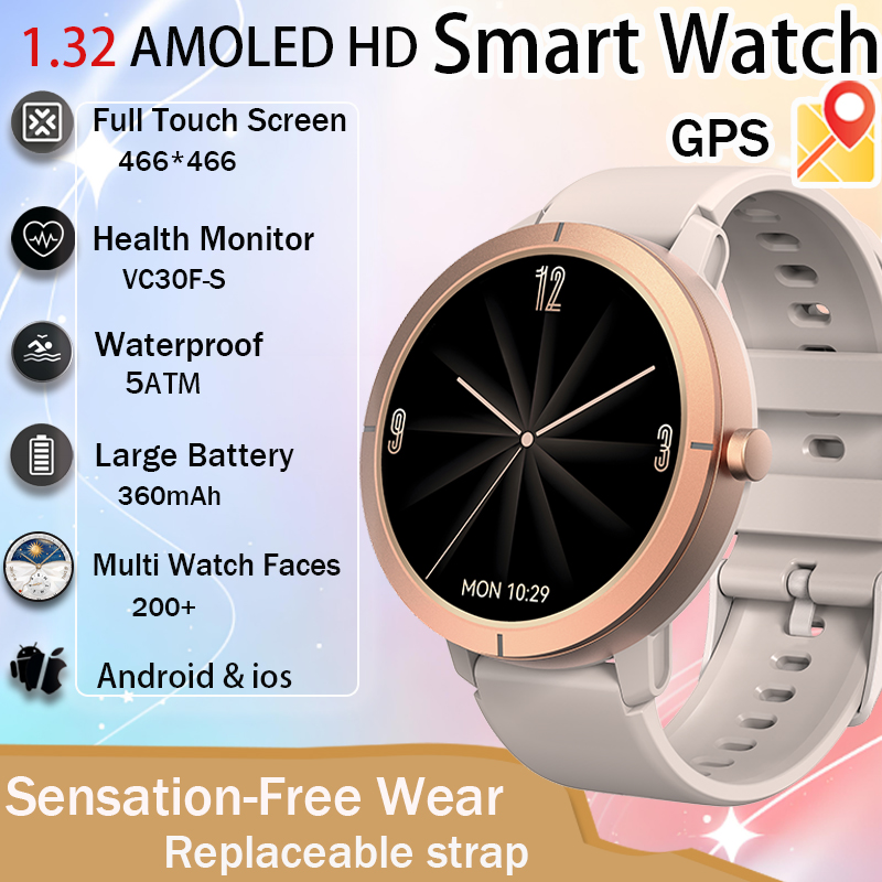 Intervalometer Timer - 2026 GPS Smart Watch AMOLED 1.32