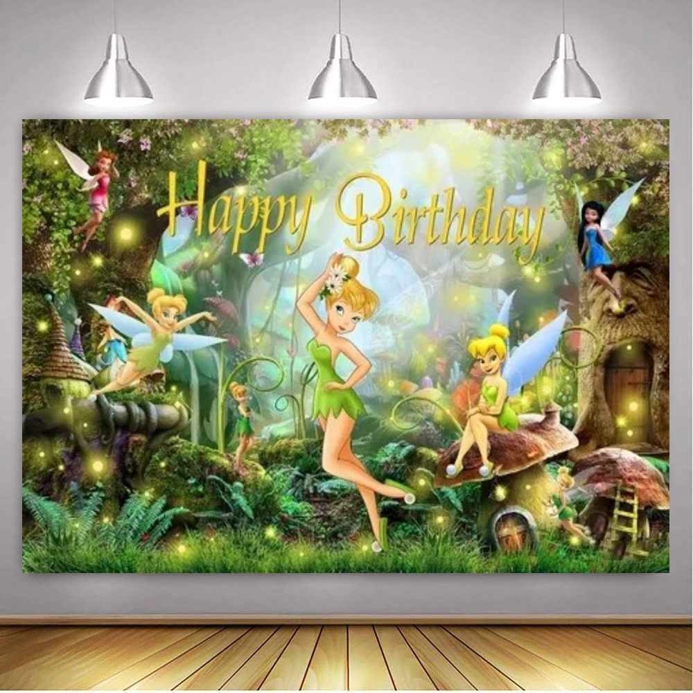 Photography Names - Photography Backdrop Tinker Bell Theme For