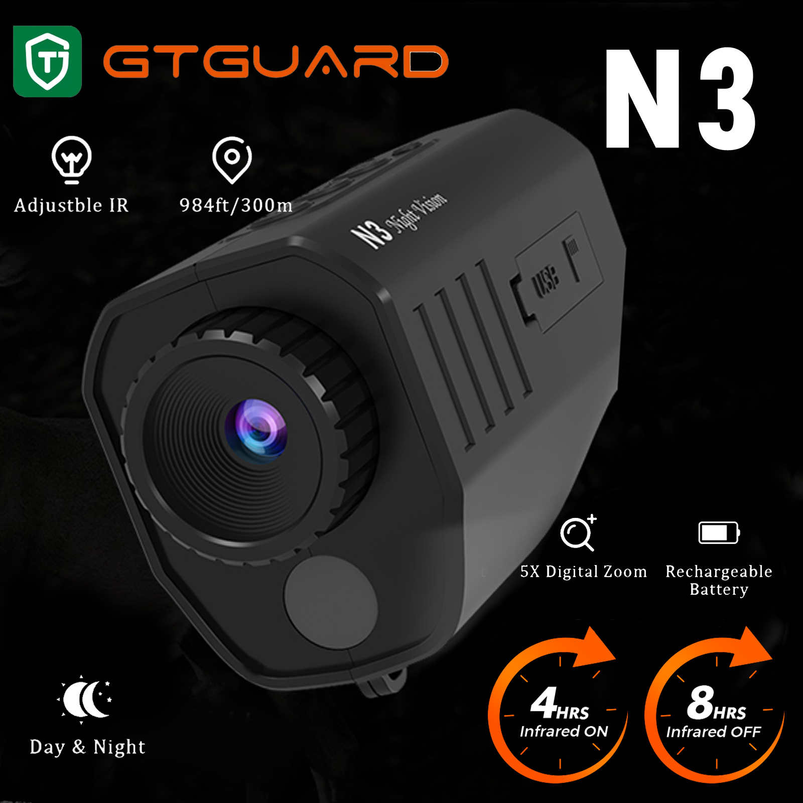 Photography Youtube - GTGUARD N3 Portable Single-Tube Night Vision