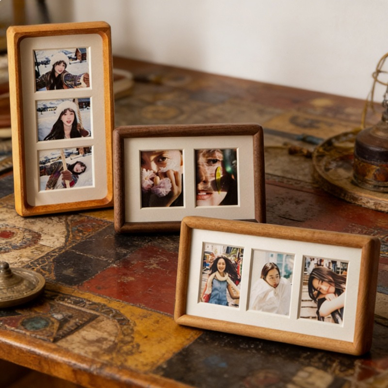 Photography Narrative - Multi-lattice Solid Wood Photo Frames Not