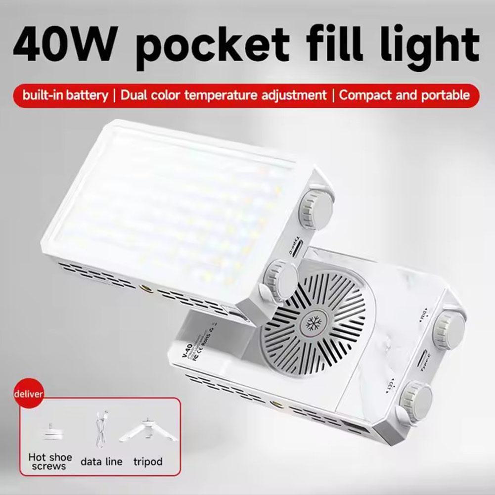 Photography Video - Customizable 40W LED Camera Light 2500K-9000K