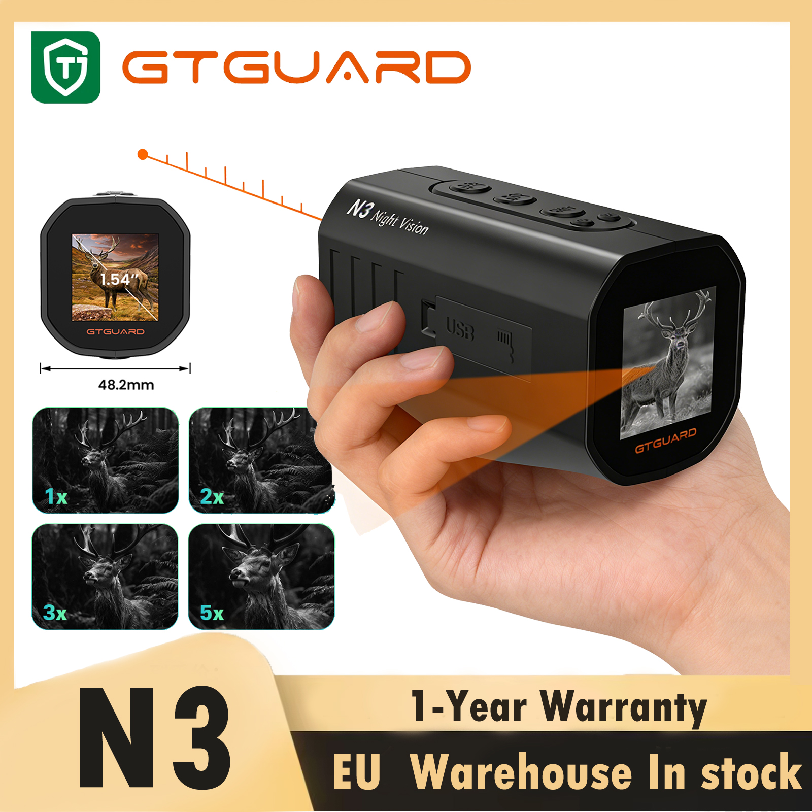 Photography Youtube - GTGUARD N3 Single-Tube Night Vision Device