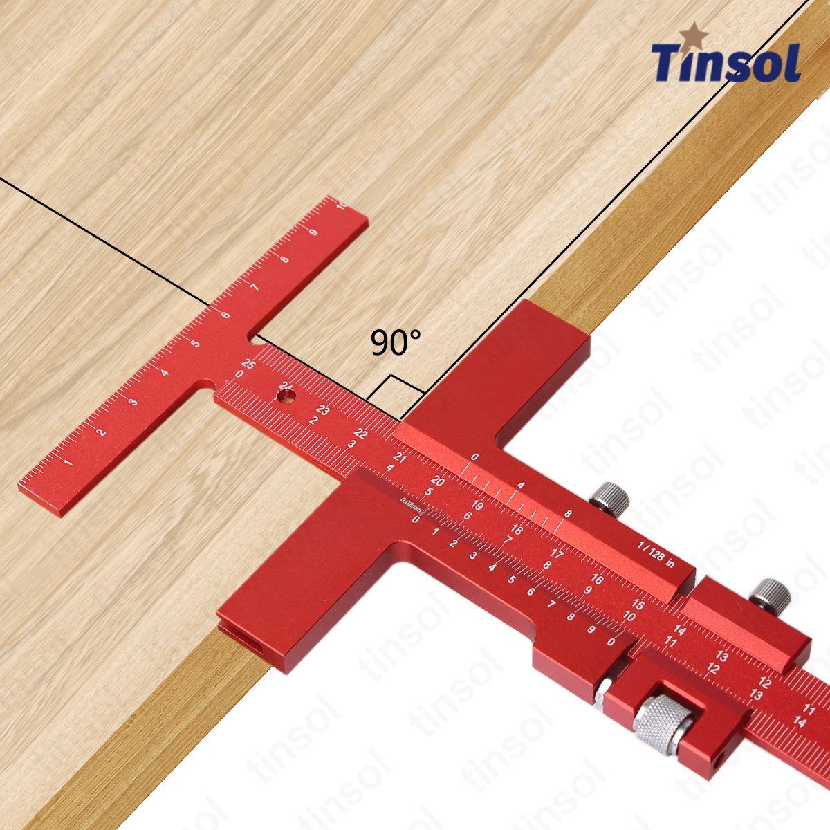 Photography Job - T Shaped Woodworking Multi-function Carpenter Layout