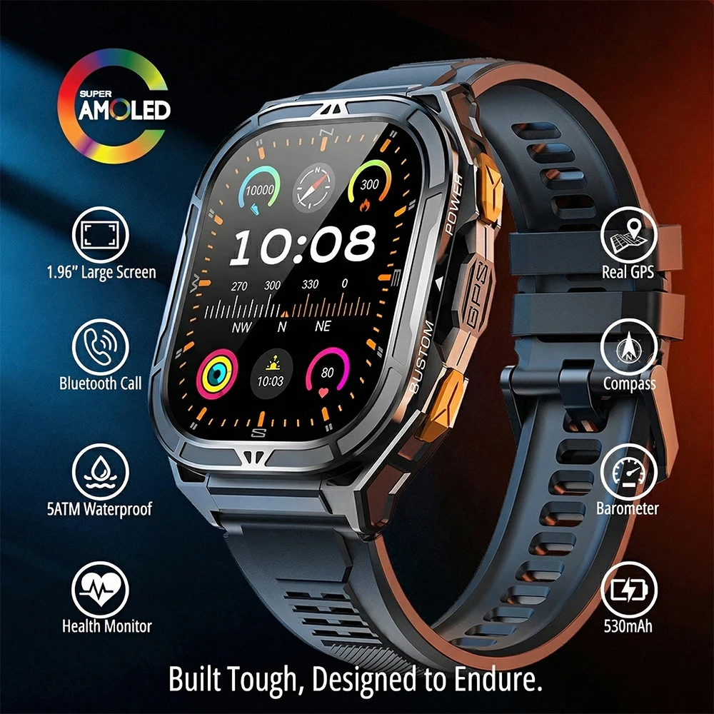 Intervalometer Timer - Luxury AMOLED Smartwatch Real GPS 5ATM