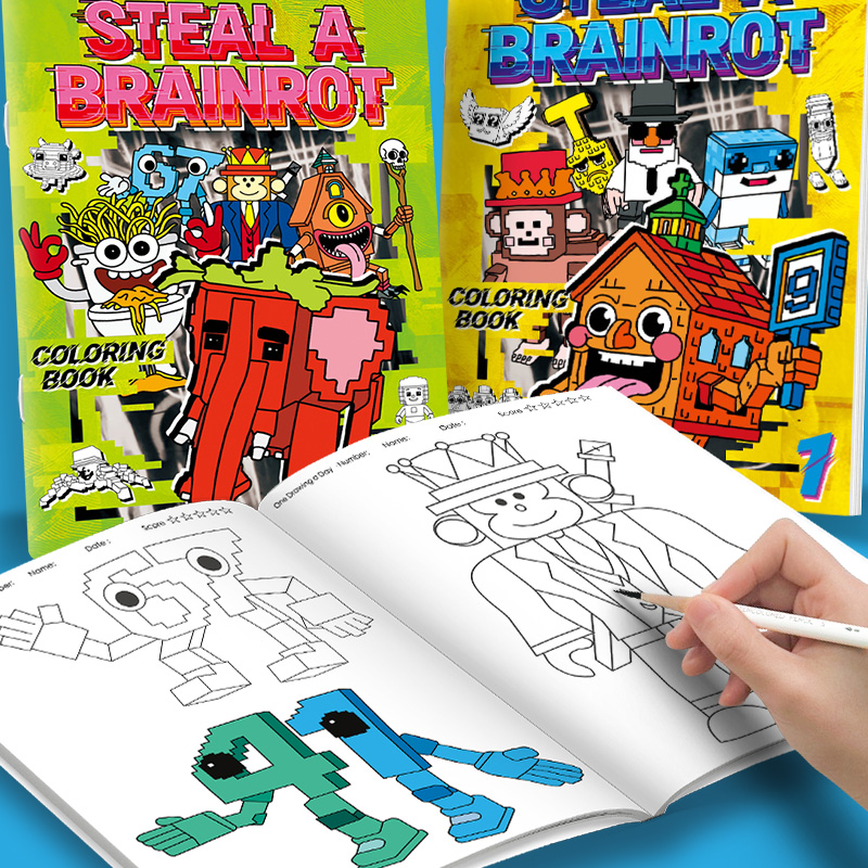 Photography Job - Steal a Brainrot Coloring Books Sketchbook