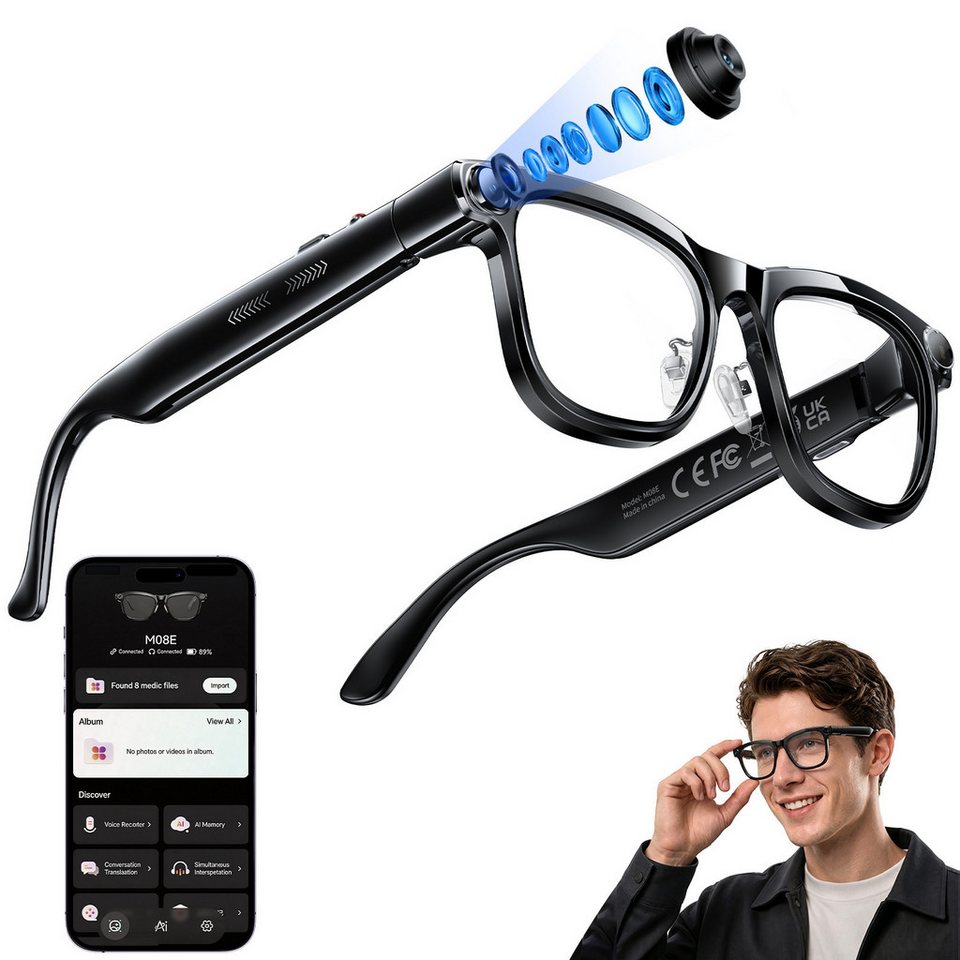 AI Smart Glasses with ChatGPT  - Photography Lighting review and price