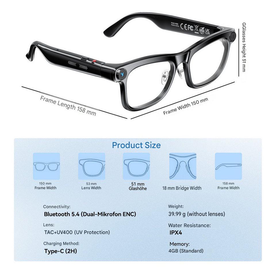 AI Smart Glasses with ChatGPT  - Photography Lighting review and price