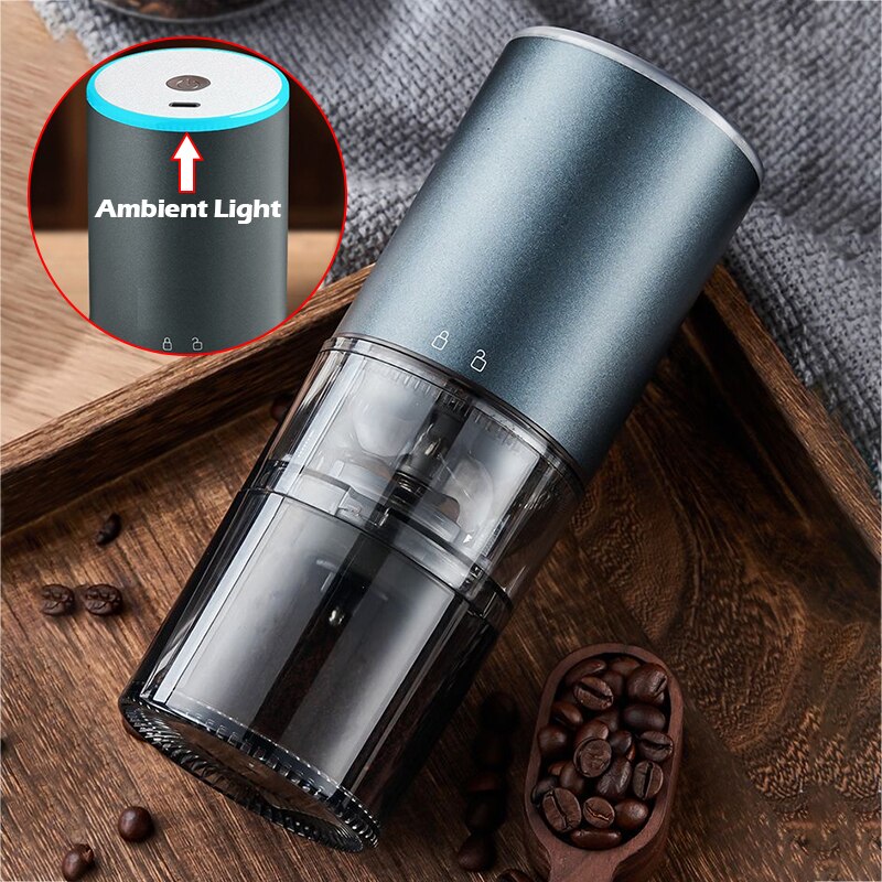 Electric Coffee Grinder LED Di - Photography Coffee review and price