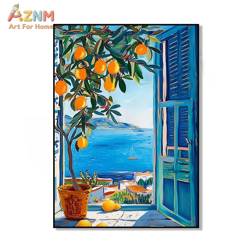 AZNM Mediterranean Blue Window - Photography Nature review and price