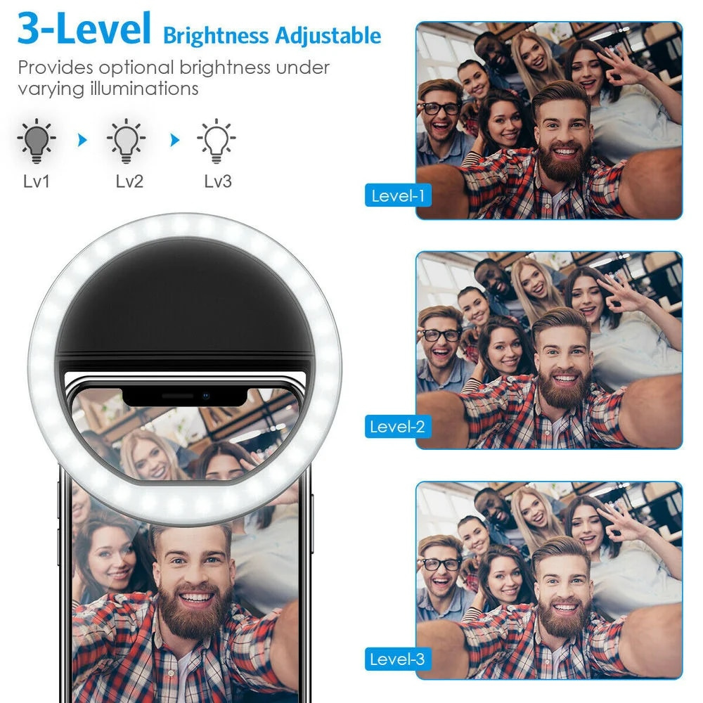 LED Selfie Fill Light USB Char - Photography Lighting review and price