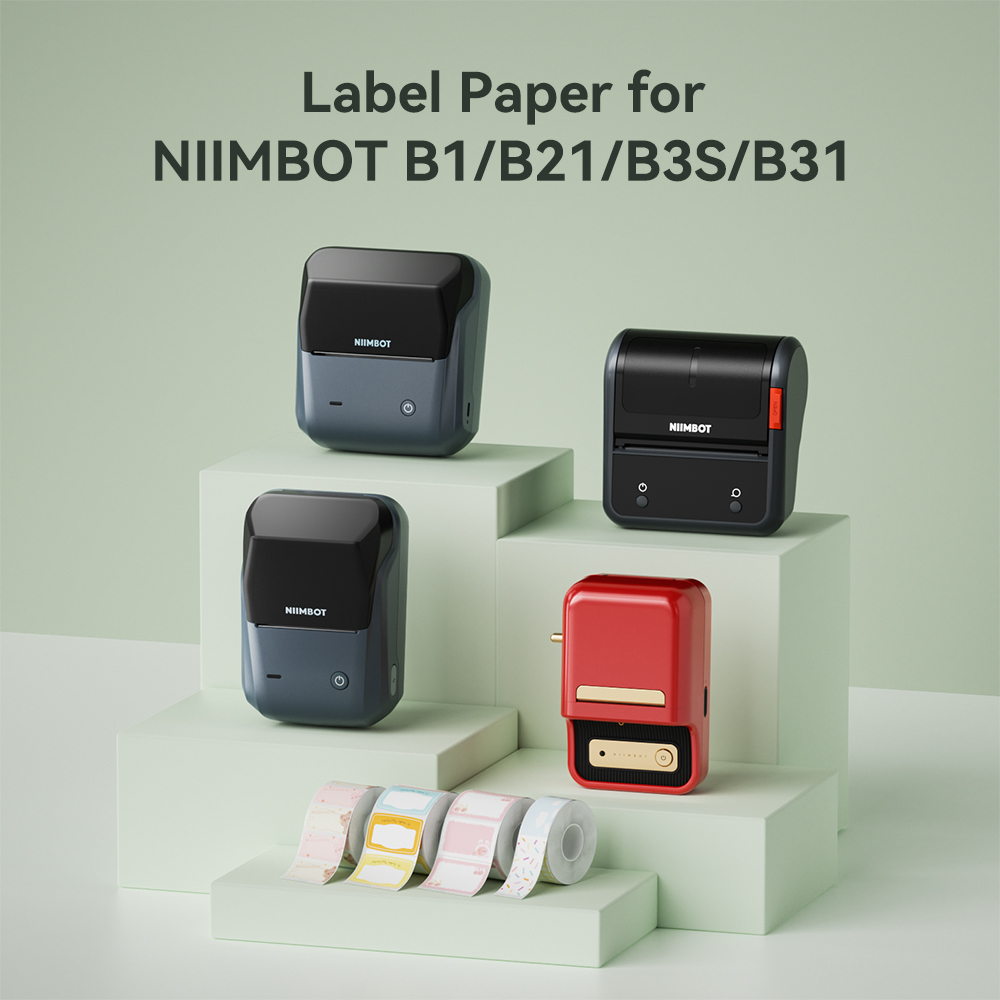 NIIMBOT Thermal Label for B1 B - Photography Logo review and price