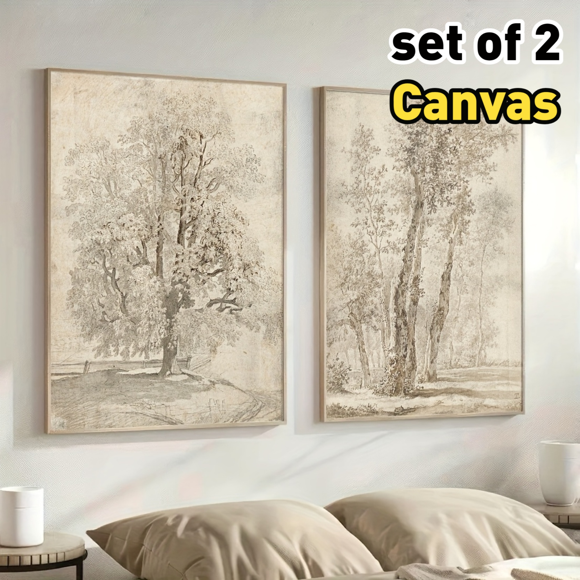 2D/Flat Set of 2 Unframed Beig - Photography Job review and price