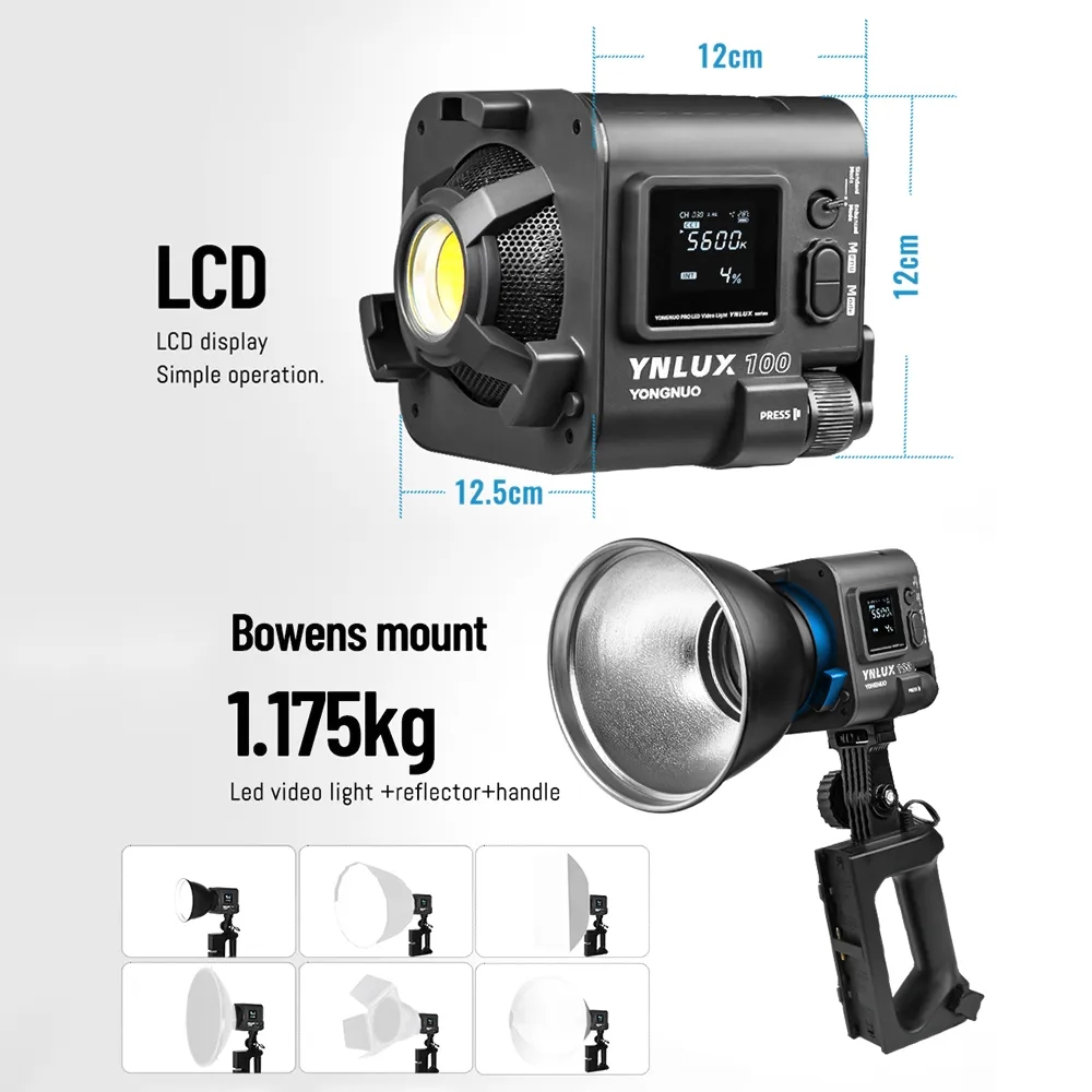 YONGNUO YNLUX100 100W 3200K-56 - Photography Lighting review and price