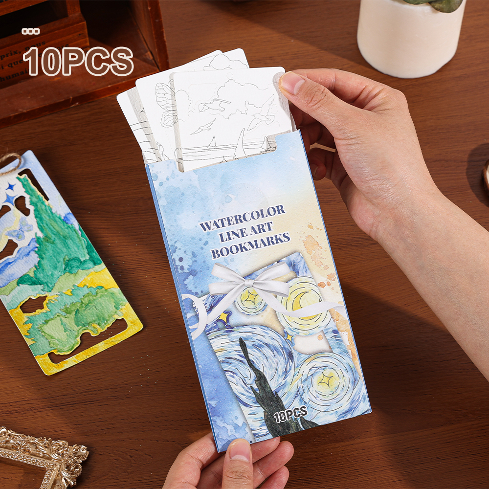 10 Pcs Van Gogh Painting Water - Photography Nature review and price