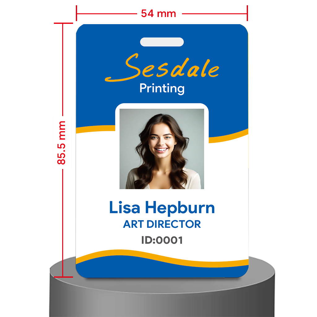 Custom Employee ID Badge, Doub - Photography Names review and price