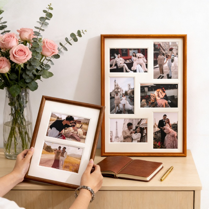 6-inch Multi-grid Solid Wood P - Photography Narrative review and price