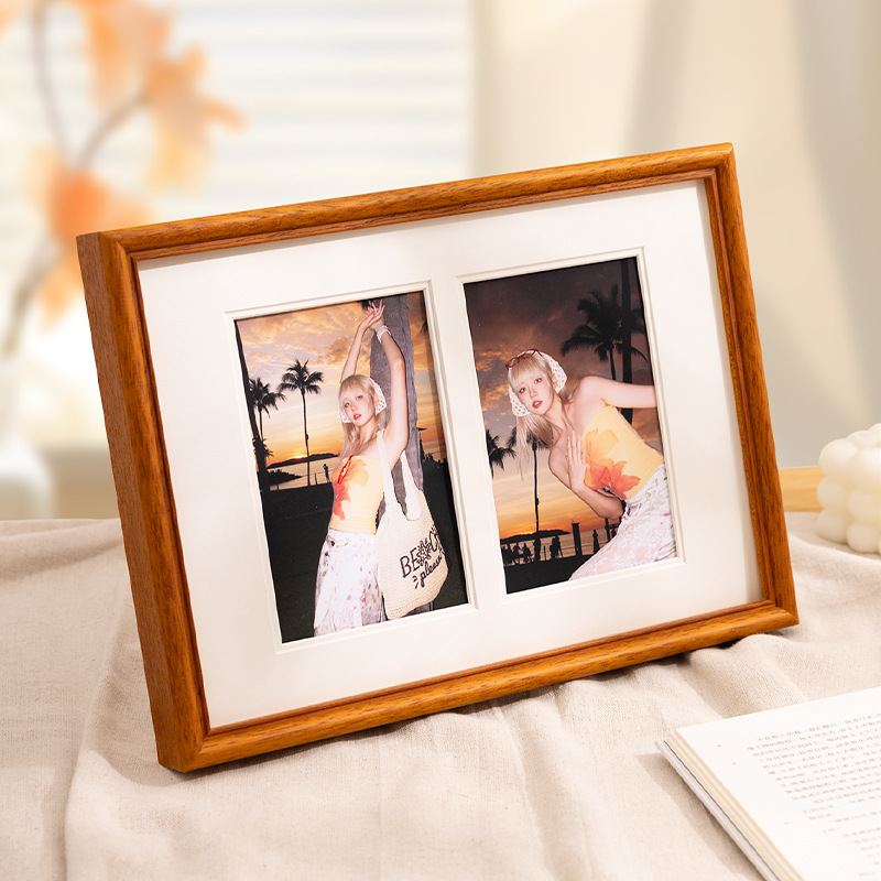 6-inch Multi-grid Solid Wood P - Photography Narrative review and price