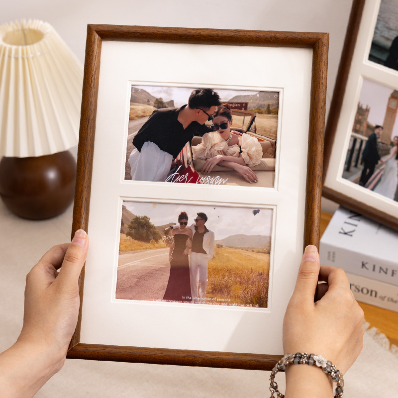6-inch Multi-grid Solid Wood P - Photography Narrative review and price