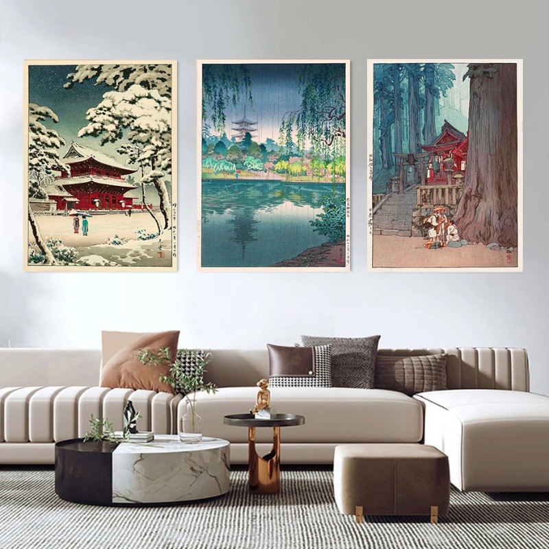 Retro Ukiyo-e Traditional Japa - Photography Nature review and price