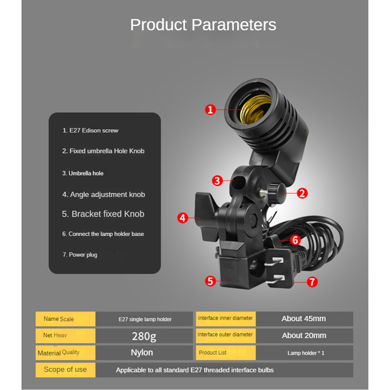Light Lamp Photo Studio E27 AC - Photography Lighting review and price