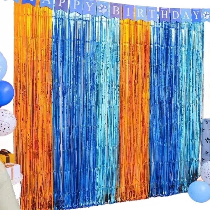 Foil Fringe Curtains Birthday  - Photography Website review and price