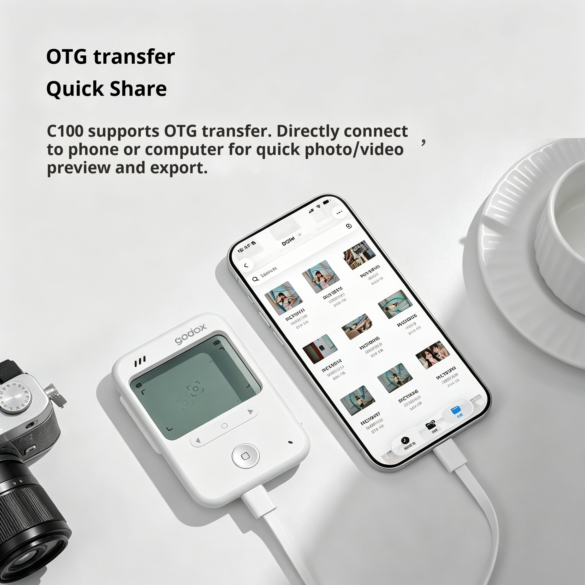 Godox C100 Portable Transparen - Photography Video review and price