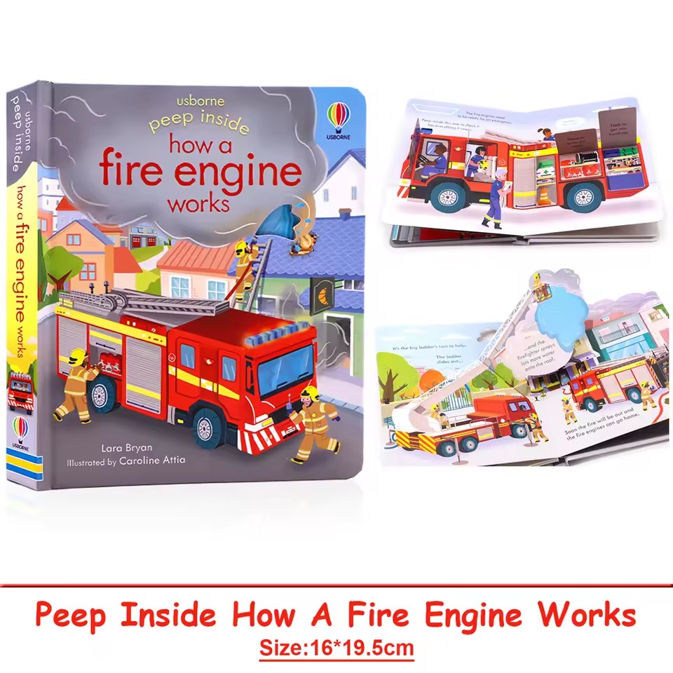 Usborne Peep Inside How A Fire - Photography Job review and price