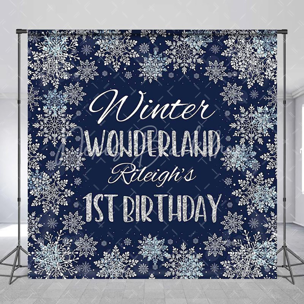 Custom Name Blue Snowflake Boy - Photography Names review and price