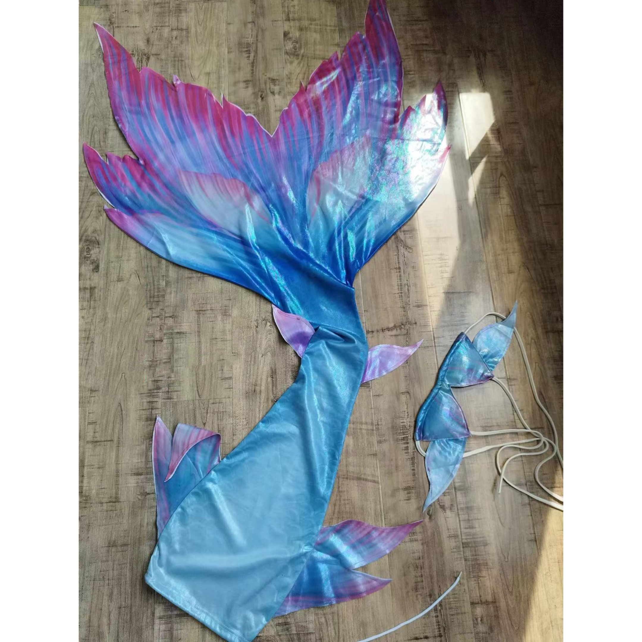 Premium Gold Foil Mermaid Tail - Photography Youtube review and price
