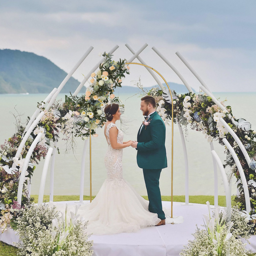 7.2FT Gold Metal Arch Backdrop - Photography Website review and price