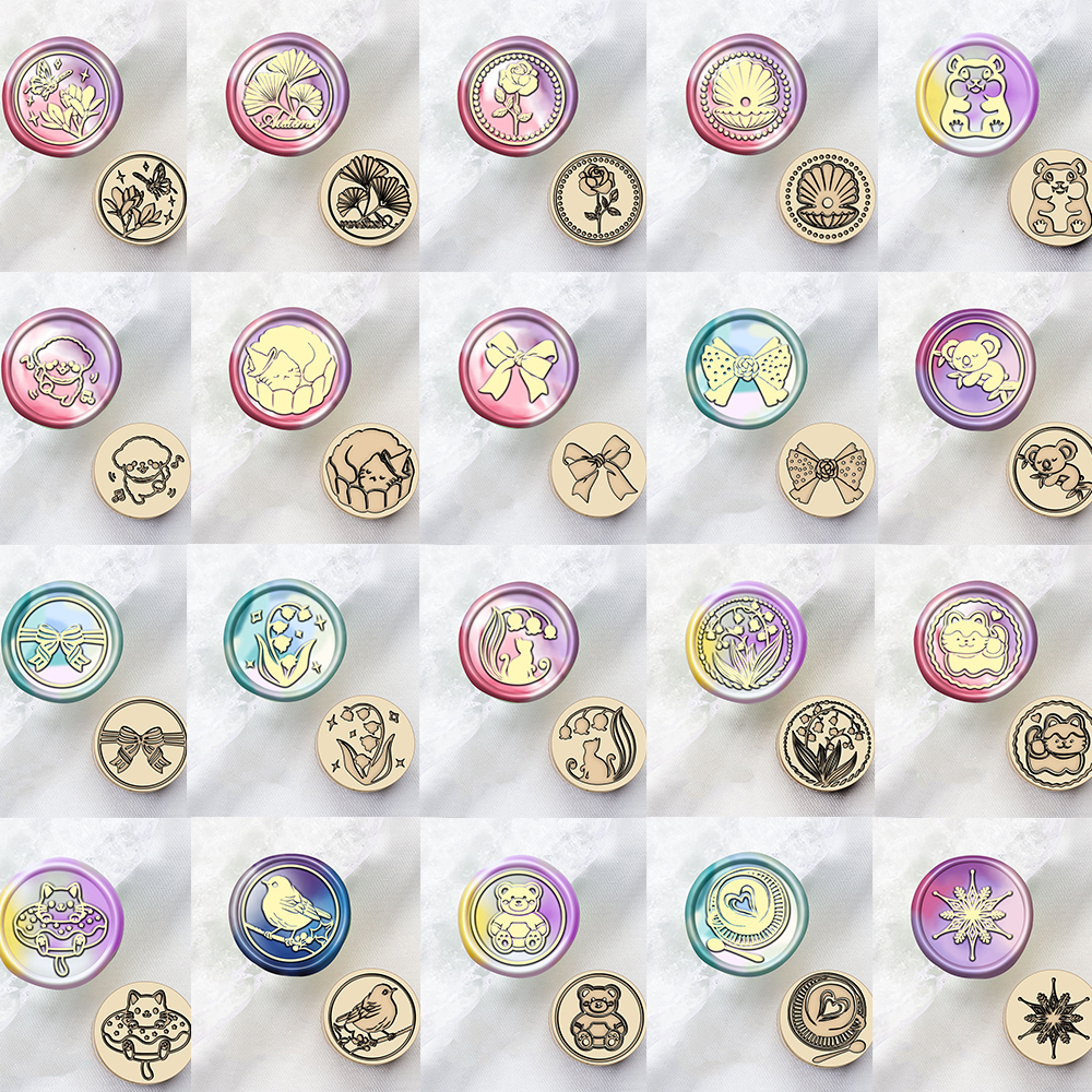 1.5x1.5cm Mini Wax Seal Stamps - Photography Coffee review and price