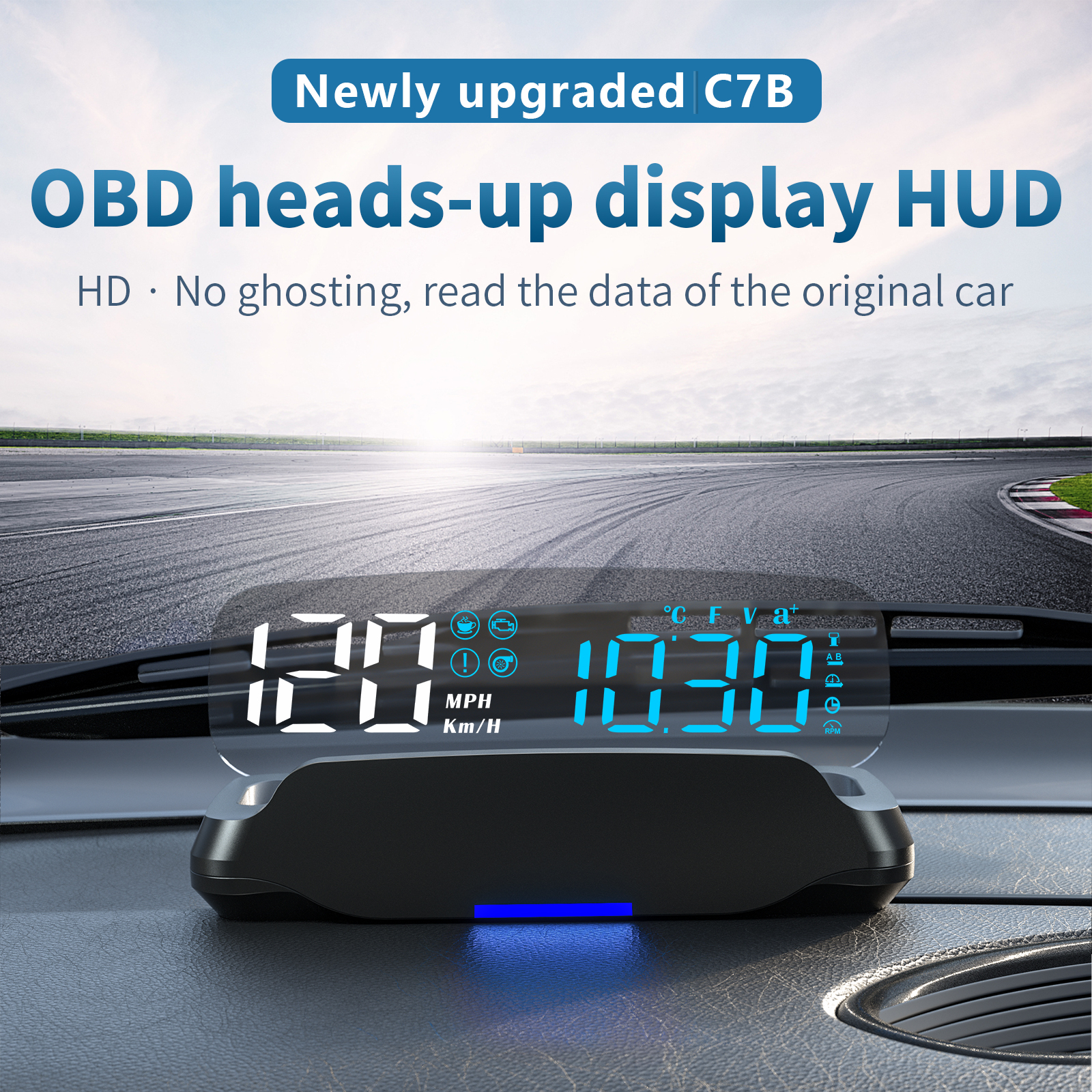 Mirror HUD C7B Obd2 Speedomete - Intervalometer Timer review and price