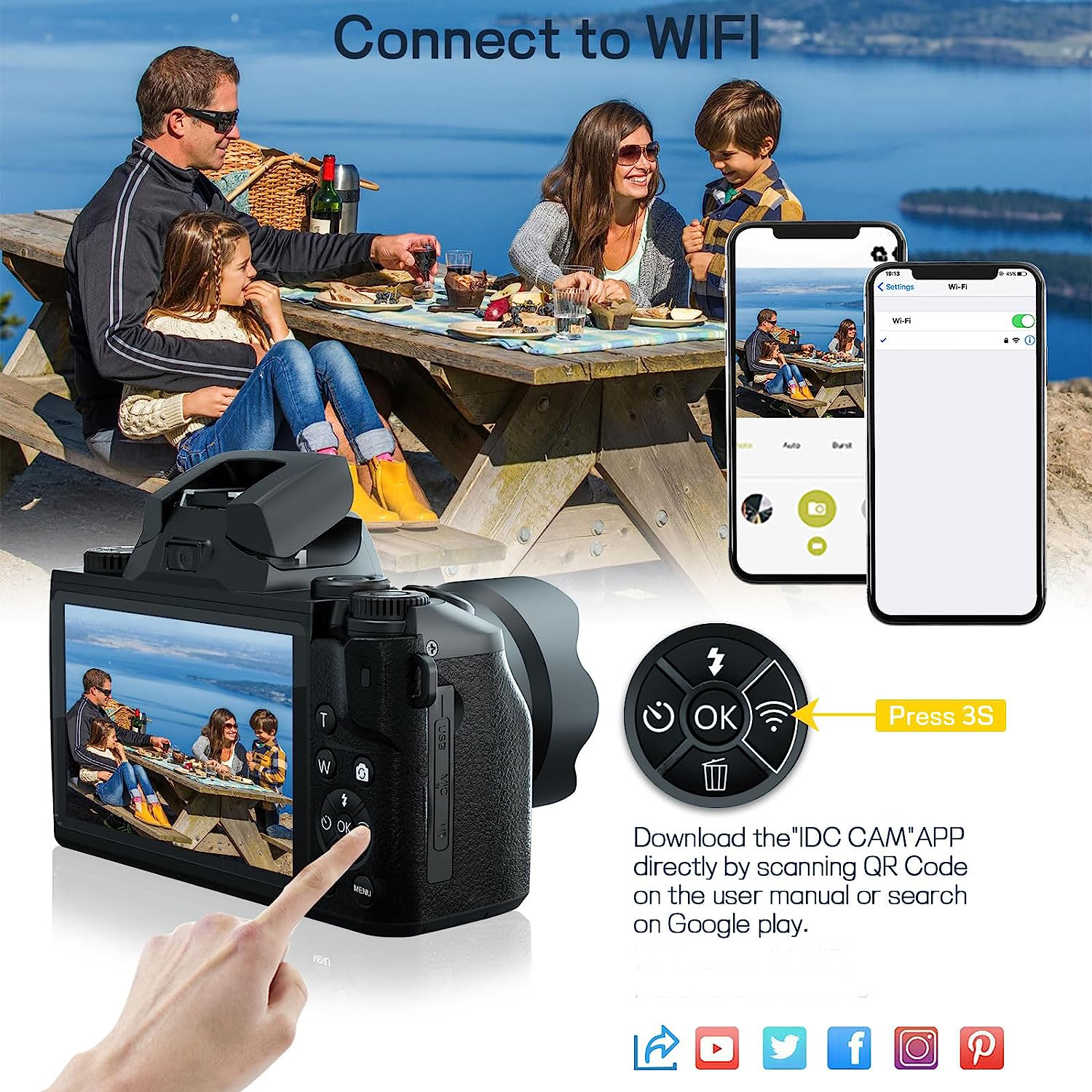64MP Digital Camera SLR DSLR F - Photography Youtube review and price