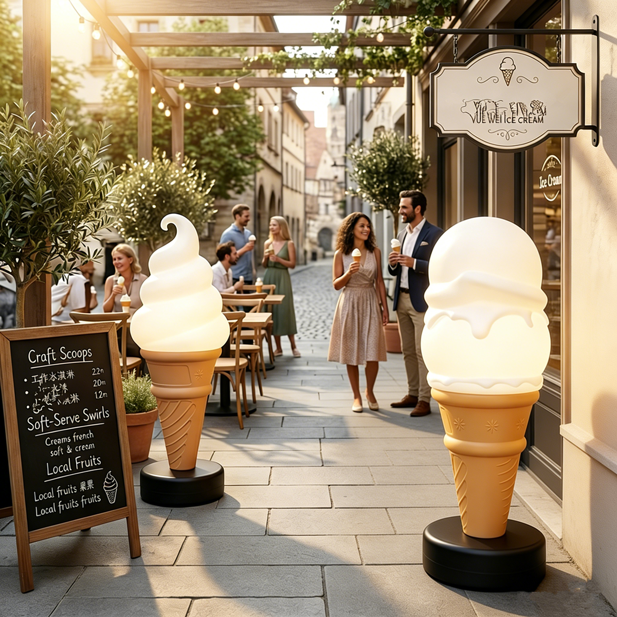 120cm Giant Ice Cream Cone Lam - Photography Website review and price