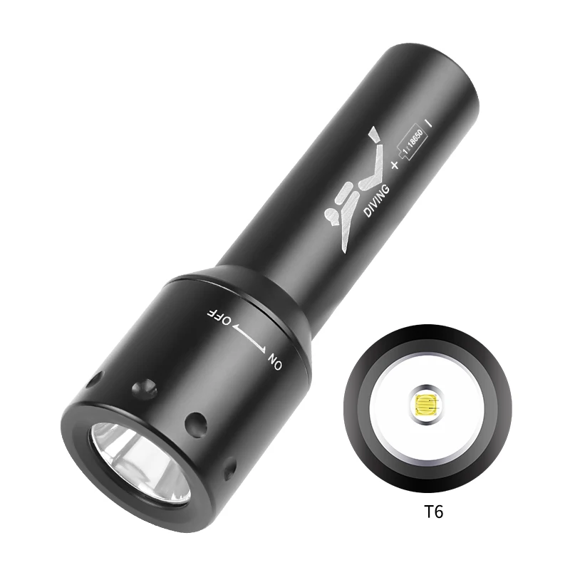 New T6 LED Diving Torch Long-R - Photography Lighting review and price