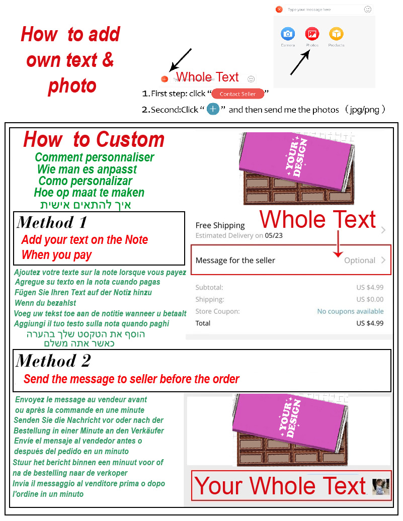 Custom Chocolate Bar Wrappers  - Photography Logo review and price