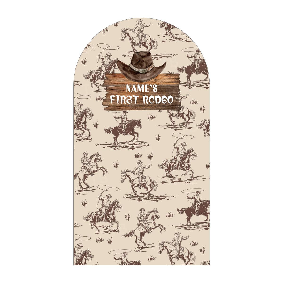 First Rodeo Arch Backdrop Cove - Photography Names review and price