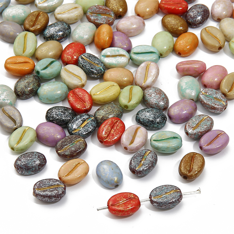 20/50pcs 10x8mm Hand Paint Acr - Photography Coffee review and price