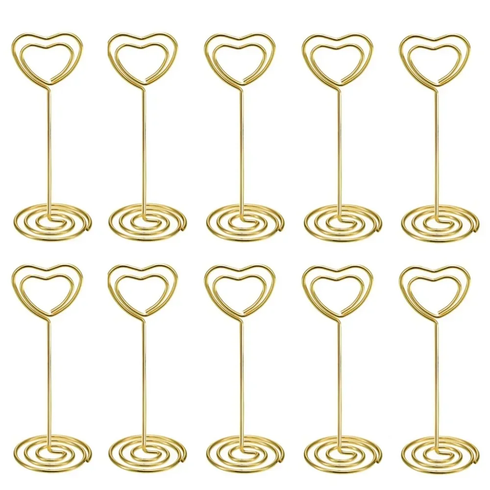 10pcs Heart Shape Table Number - Photography Names review and price