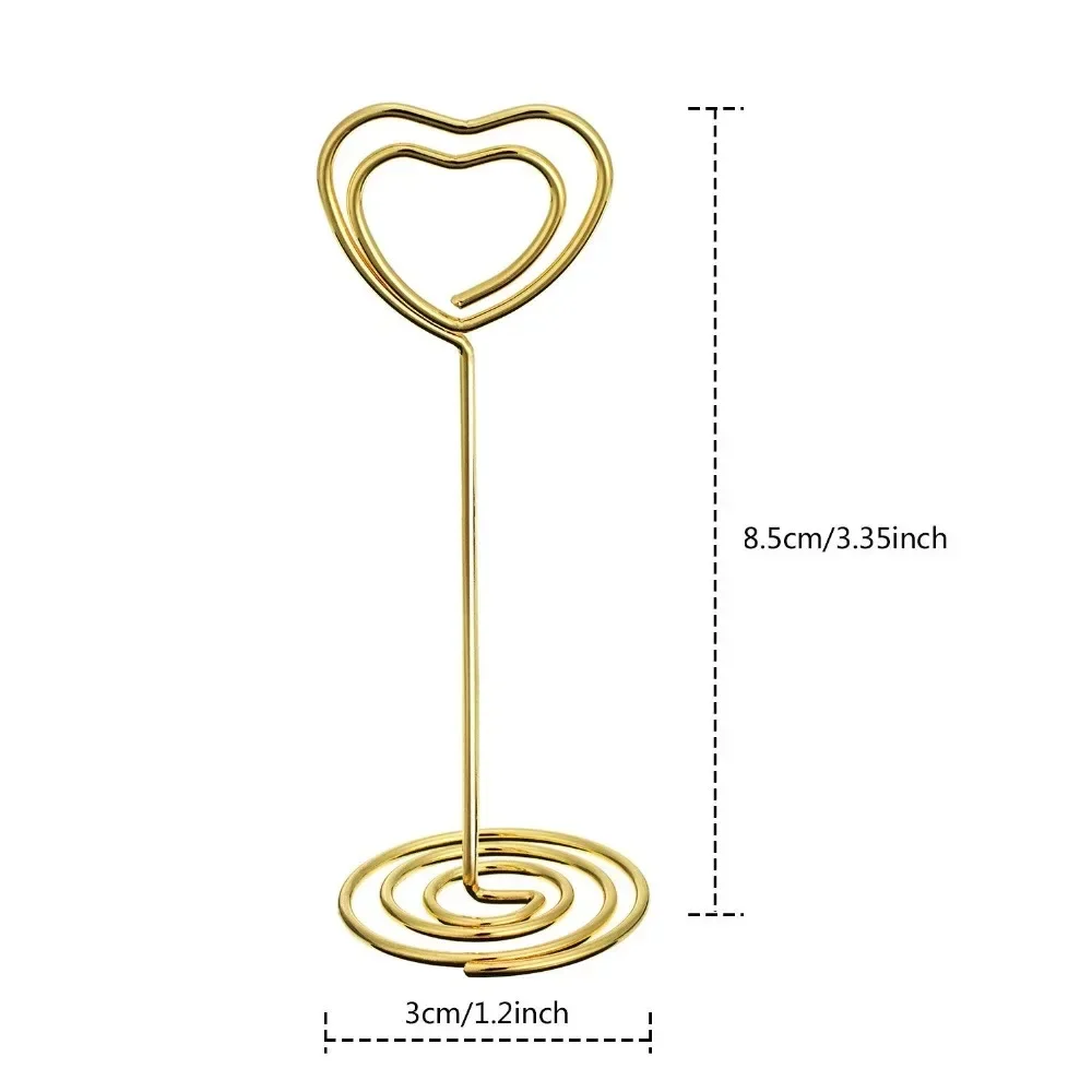 10pcs Heart Shape Table Number - Photography Names review and price