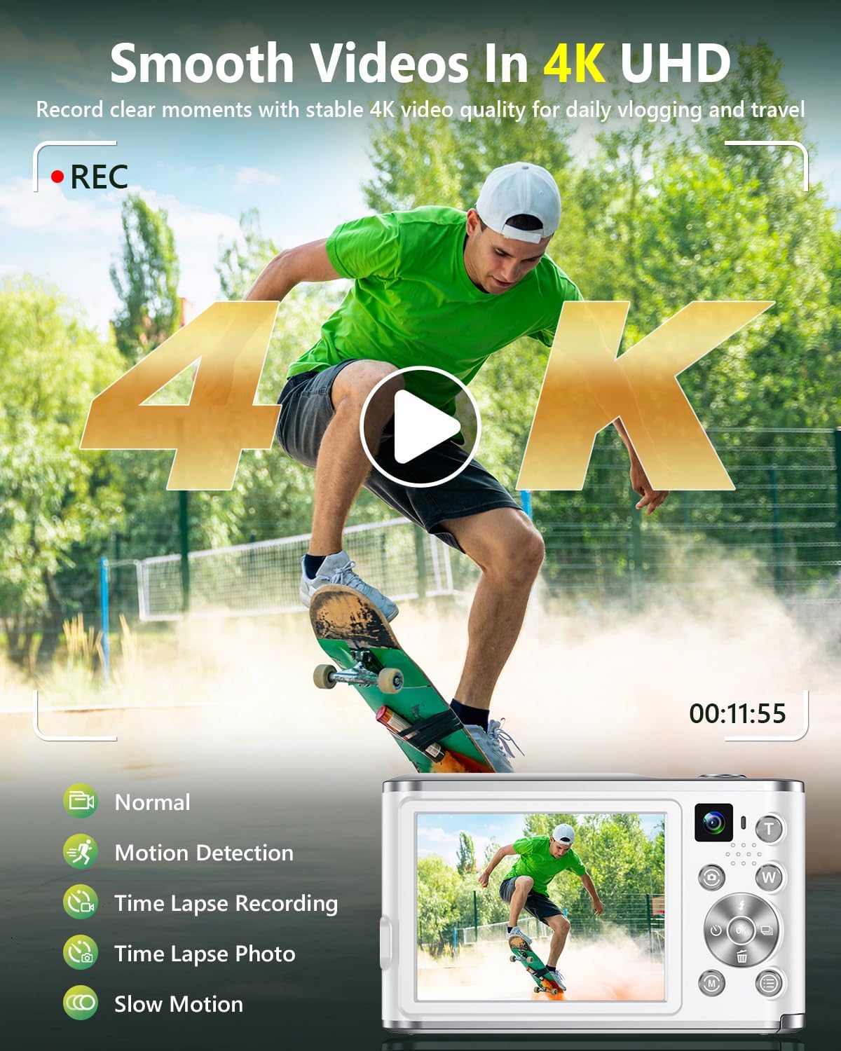 4K Digital Camera for Vlogging - Photography Youtube review and price