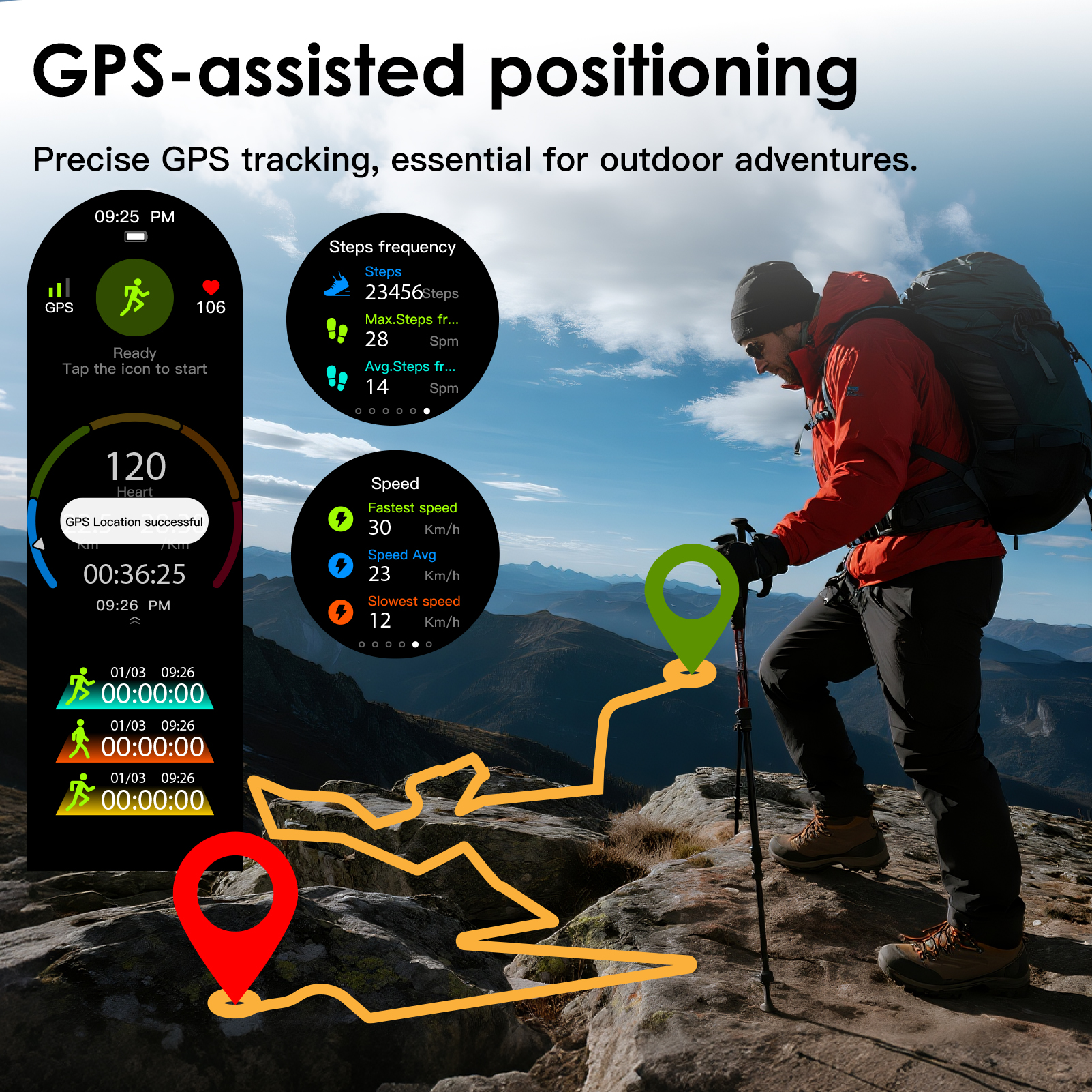 Aurafit G12 Smart Watch: 1.43