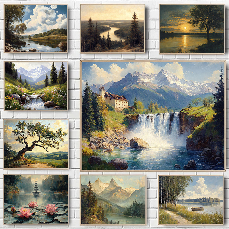 Retro Forest Flowers Mountain  - Photography Nature review and price