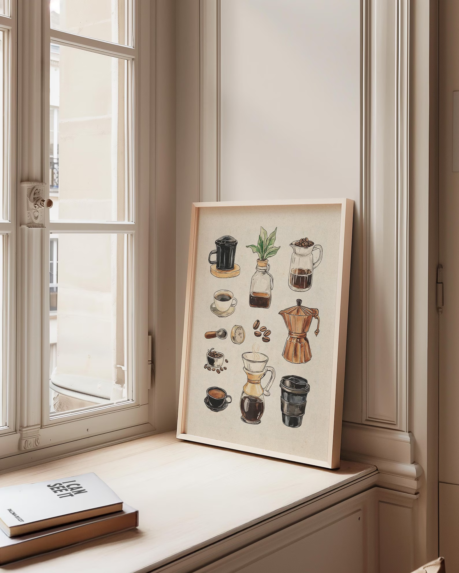 Retro Vintage Coffee Chart Dig - Photography Coffee review and price
